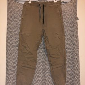Tan joggers
